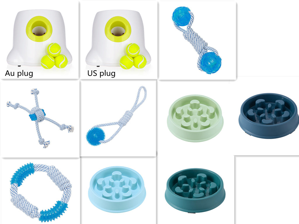 Lanzador automático de pelotas interactivo para perros y mascotas